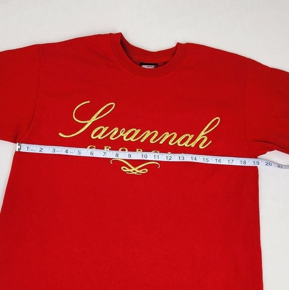 Savannah Georgia Made In USA Cotton Tee. Size Medium. - Picture 4 of 9